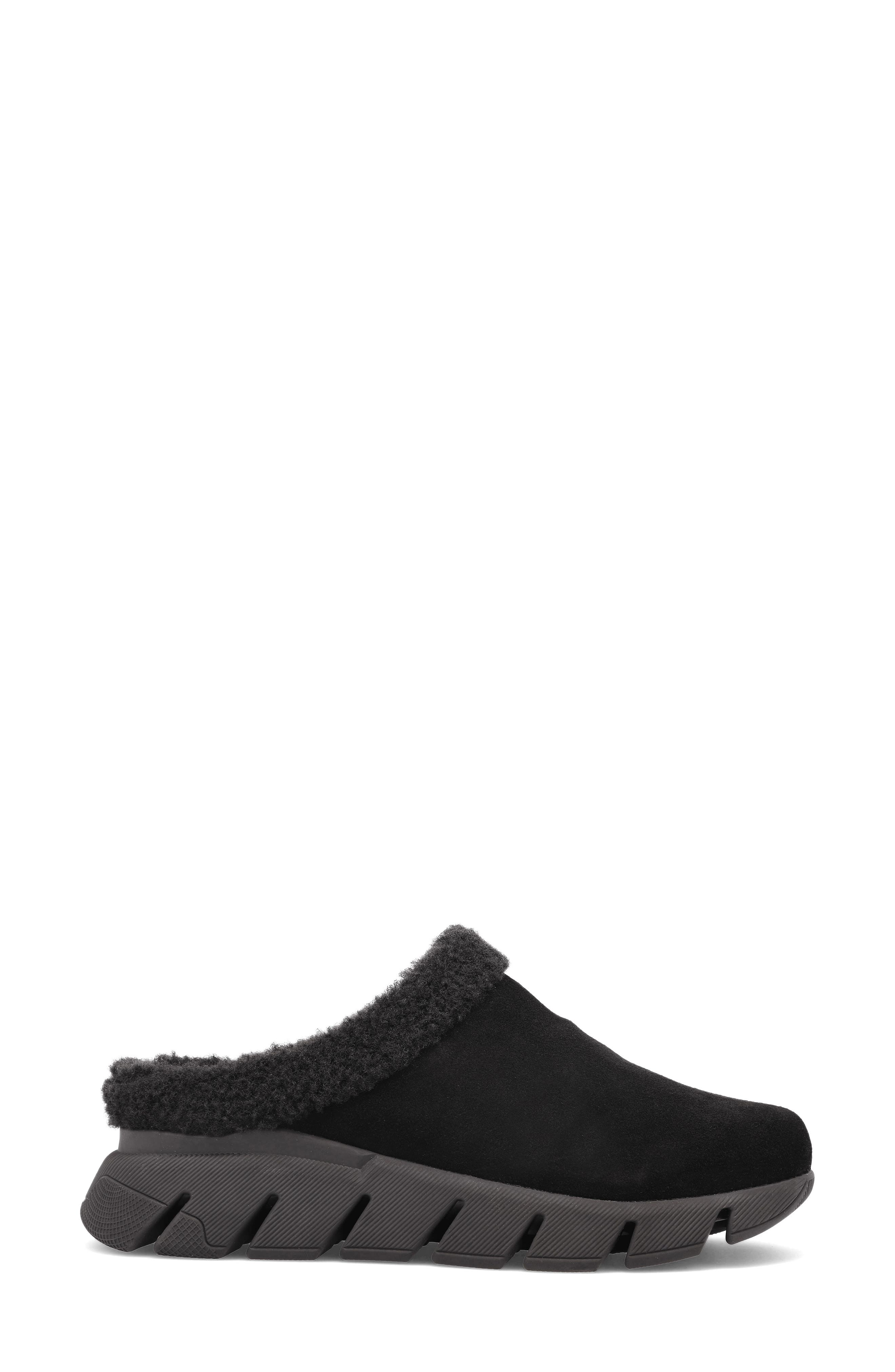 MIA Limited Edition Aric Genuine Shearling Slipper, Alternate, color, Black