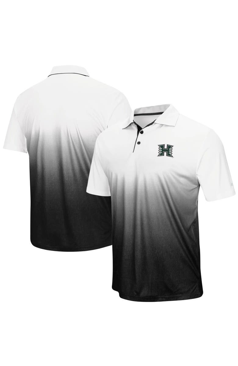 COLOSSEUM Men's Colosseum Gray Hawaii Warriors Magic Team Logo Polo, Main, color,