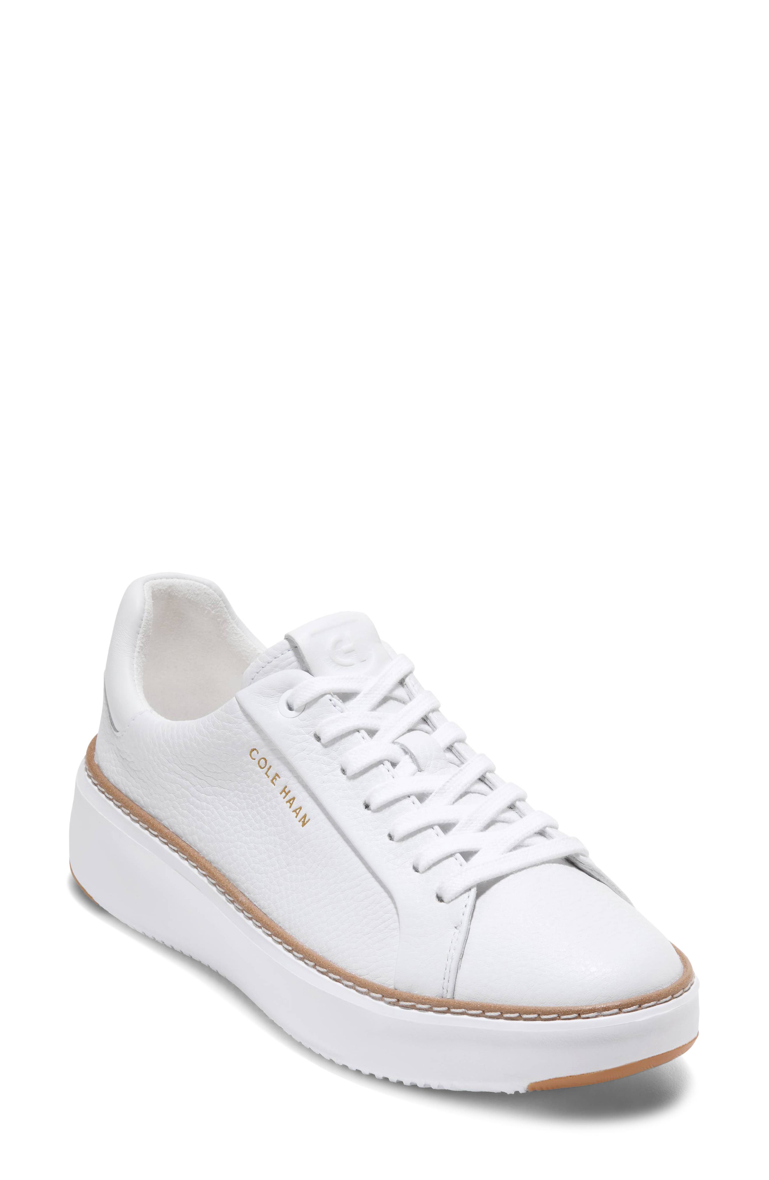 Cole Haan GrandPro Topspin Sneaker, Main, color, White Wp Leather