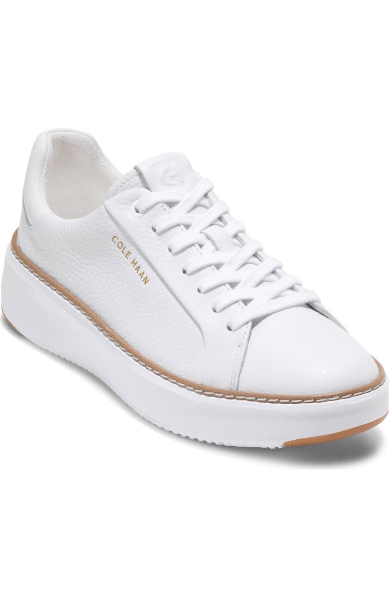 Cole Haan GrandPro Topspin Sneaker, Main, color, White Wp Leather