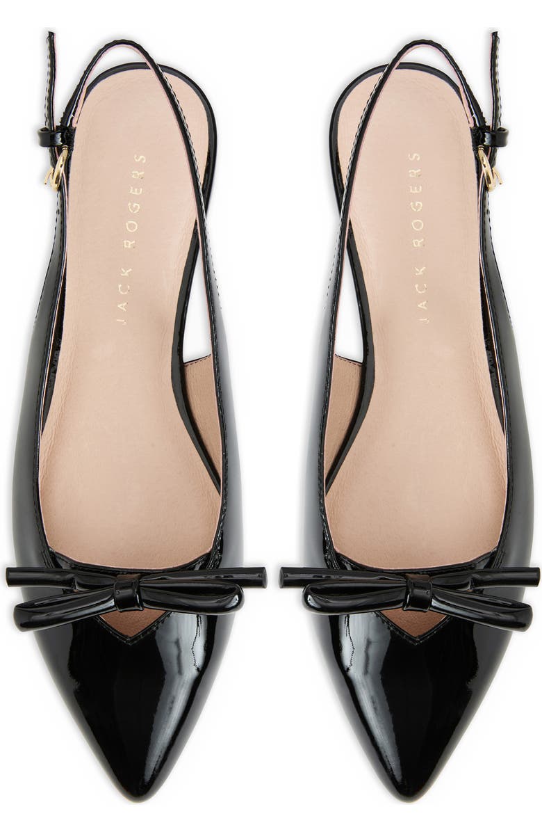 Jack Rogers Lennox Slingback Pointed Toe Pump, Alternate, color, Black