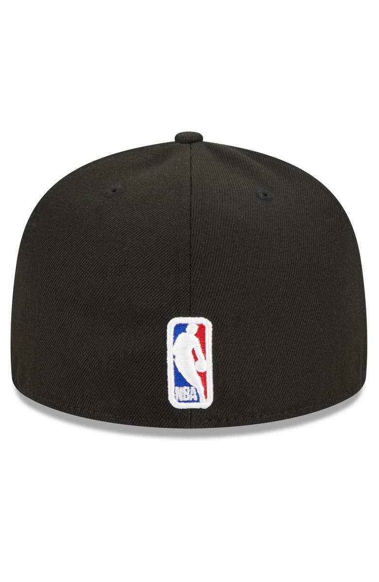 New Era Men's New Era Black Detroit Pistons 2023/24 City Edition 59FIFTY Fitted Hat, Alternate, color,