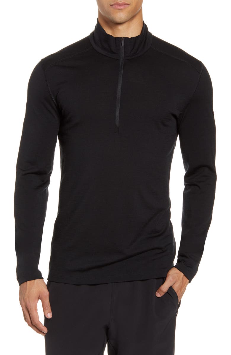 Icebreaker 200 Oasis Wool Half Zip Base Layer, Main, color, 