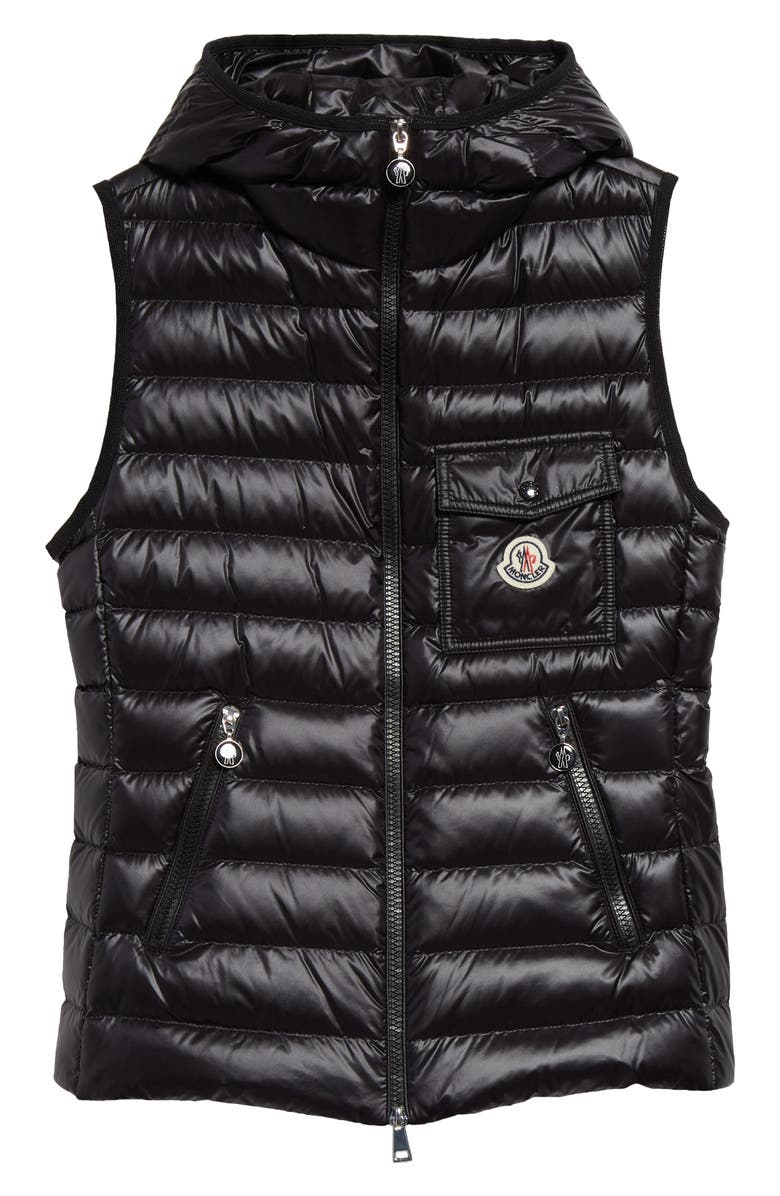 Moncler Glygos Hooded Down Vest, Alternate, color, 