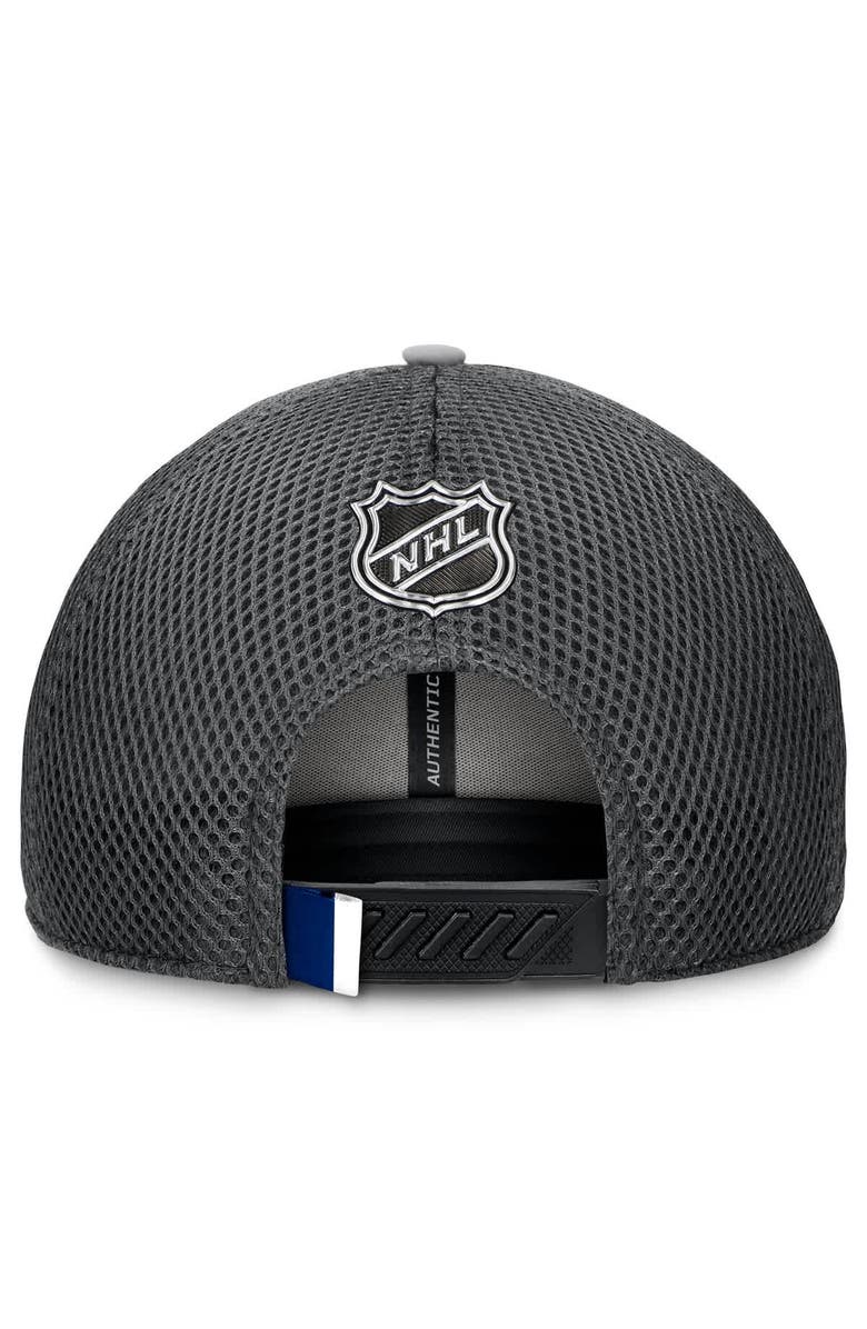 FANATICS Men's Fanatics Gray Tampa Bay Lightning Authentic Pro Home Ice Trucker Adjustable Hat, Alternate, color, Gray