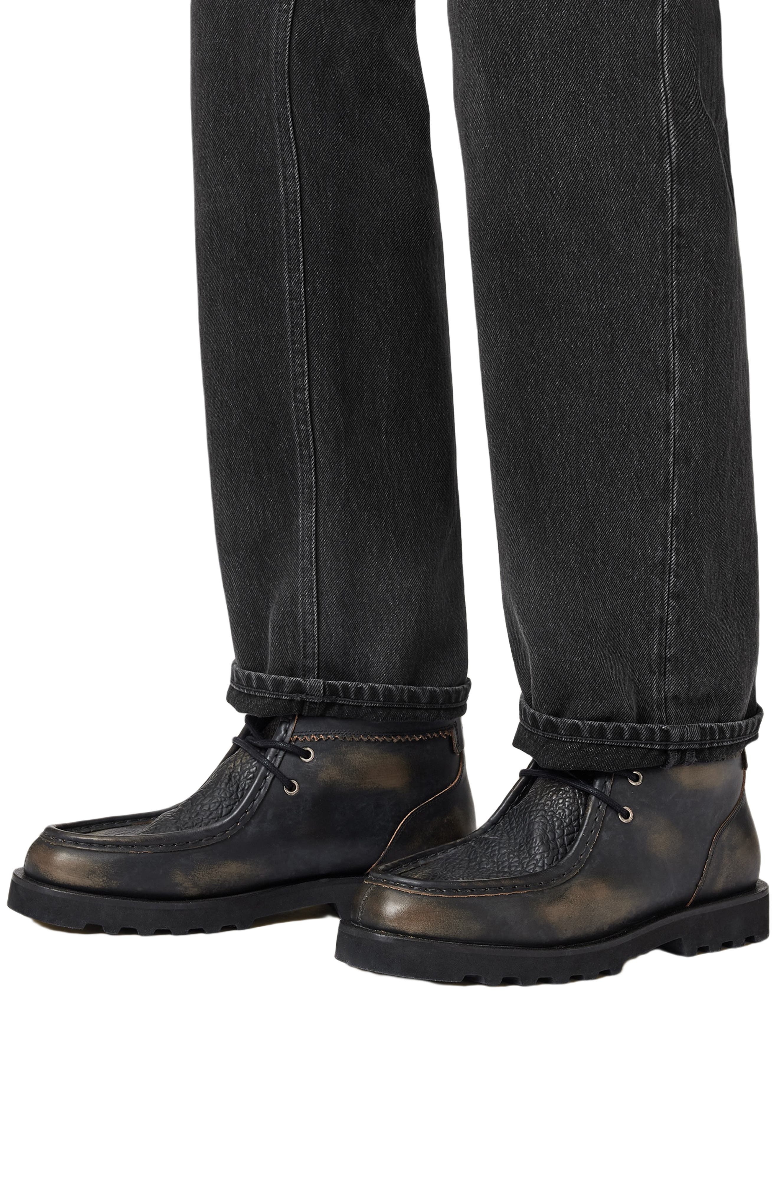 AllSaints Skiff Chukka Boot, Alternate, color, Black/ Brown