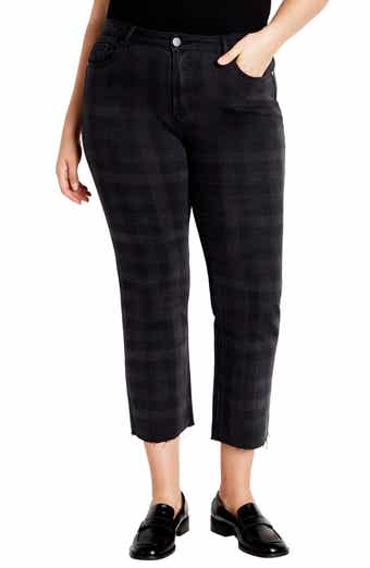 City Chic Harley Fit Baylee Crop Straight Leg Jeans