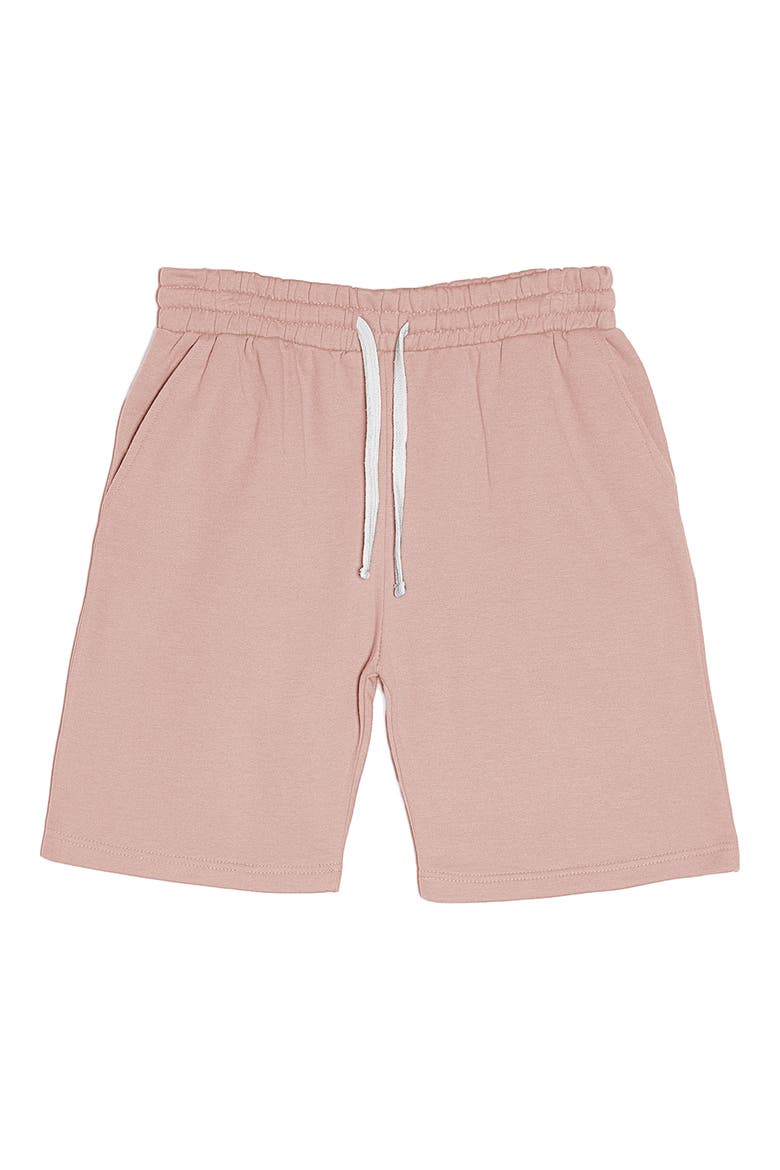 Core Fleece Shorts, Main, color, SALMON