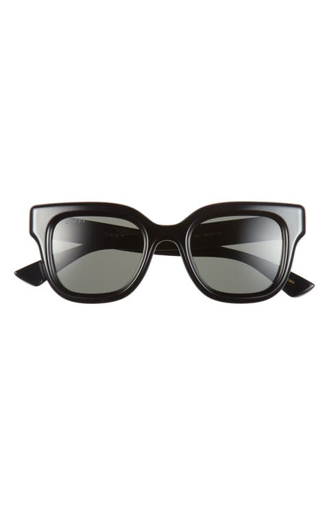 49mm Small Square Sunglasses