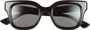 Gucci 49mm Small Square Sunglasses