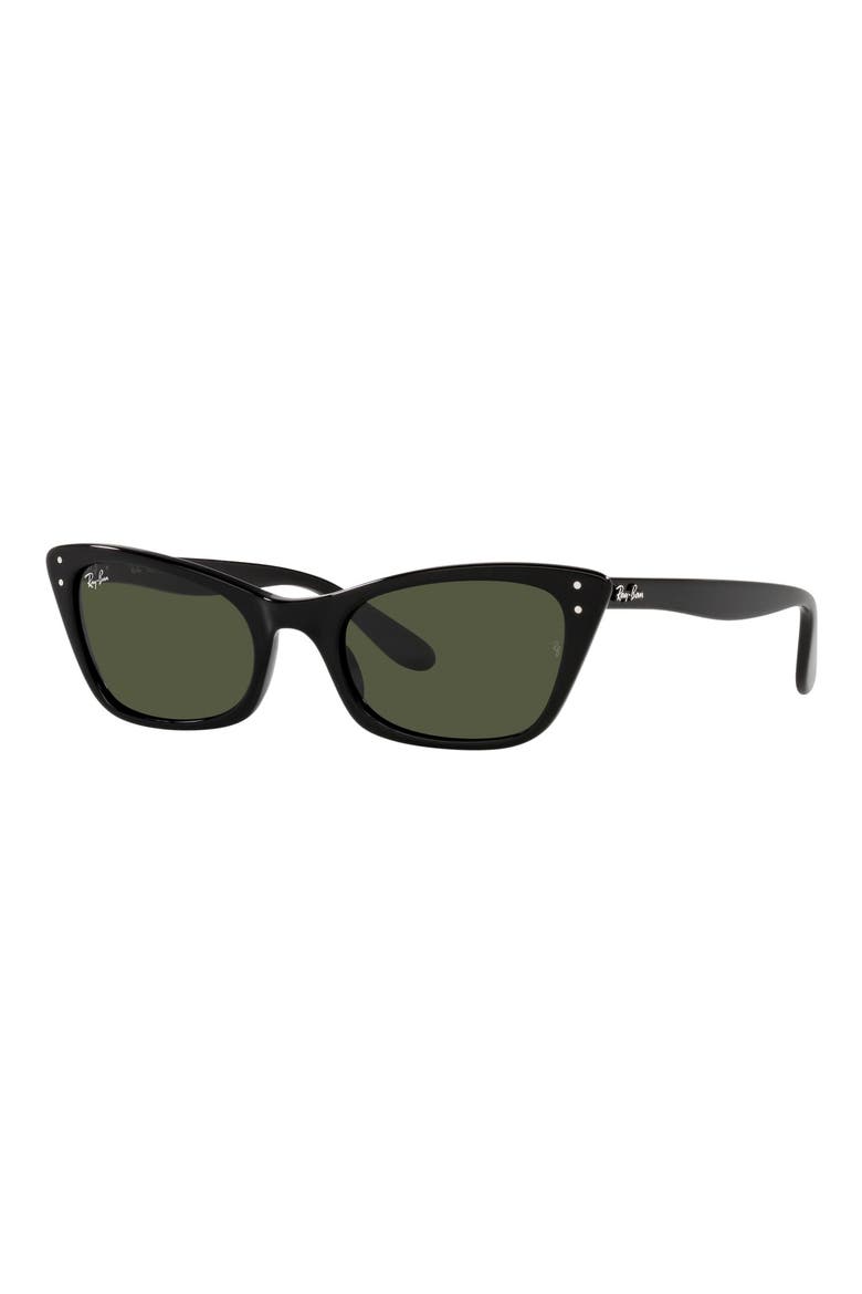 Lady Burbank 55mm Cat Eye Sunglasses, Alternate, color, BLACK