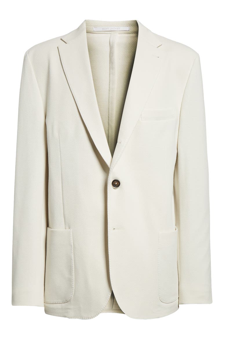 Single Breasted Linen & Cotton Sport Coat, Main, color, SAND
