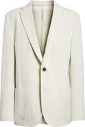 Eleventy Single Breasted Linen & Cotton Sport Coat