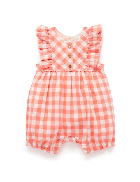 Gingham Romper