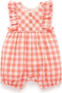 Purebaby Gingham Romper