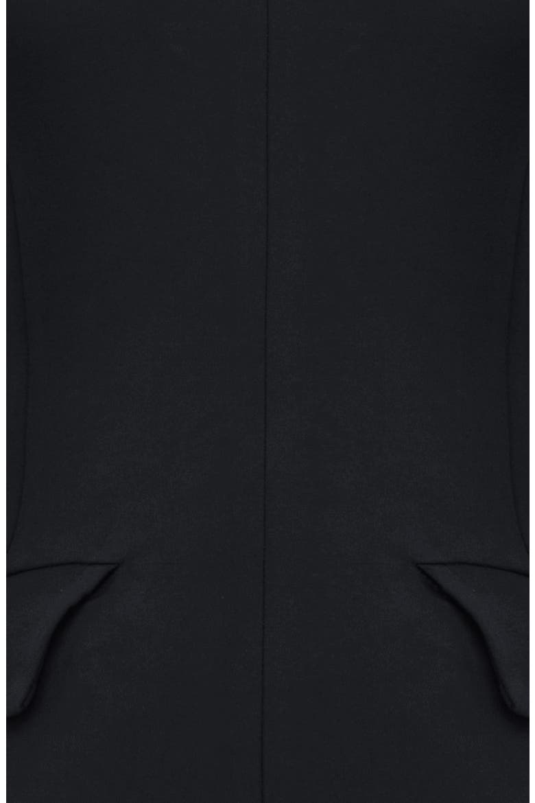 Mahalia Long Sleeve Minidress, Alternate, color, BLACK