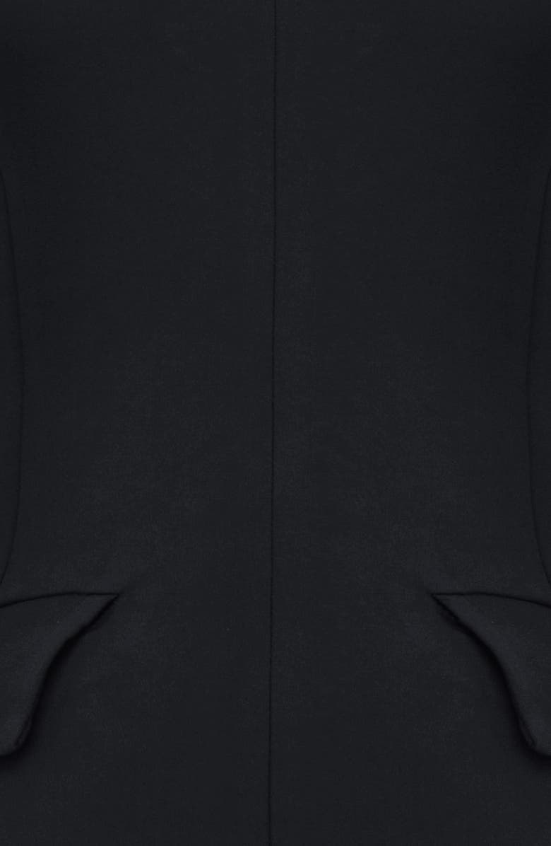 HOUSE OF CB Mahalia Long Sleeve Minidress, Alternate, color, Black