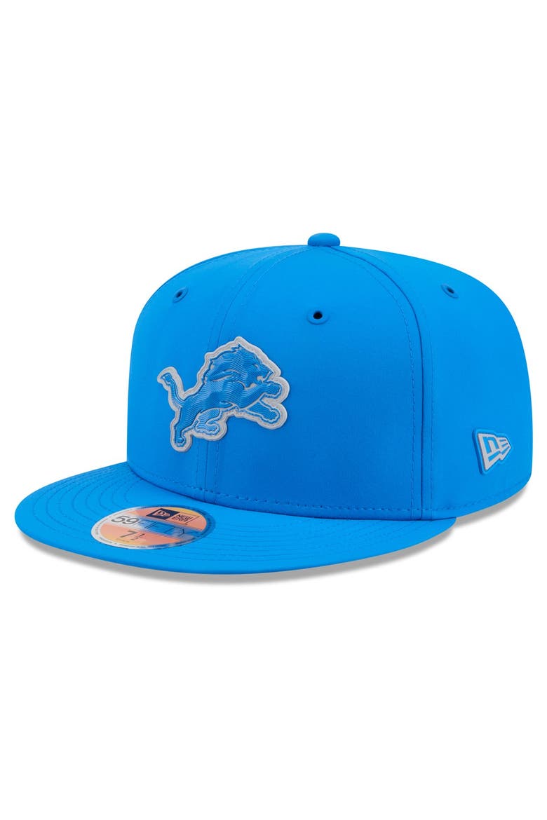 Men's New Era Blue Detroit Lions 2026 Sideline 59FIFTY Fitted Hat, Main, color, Blue