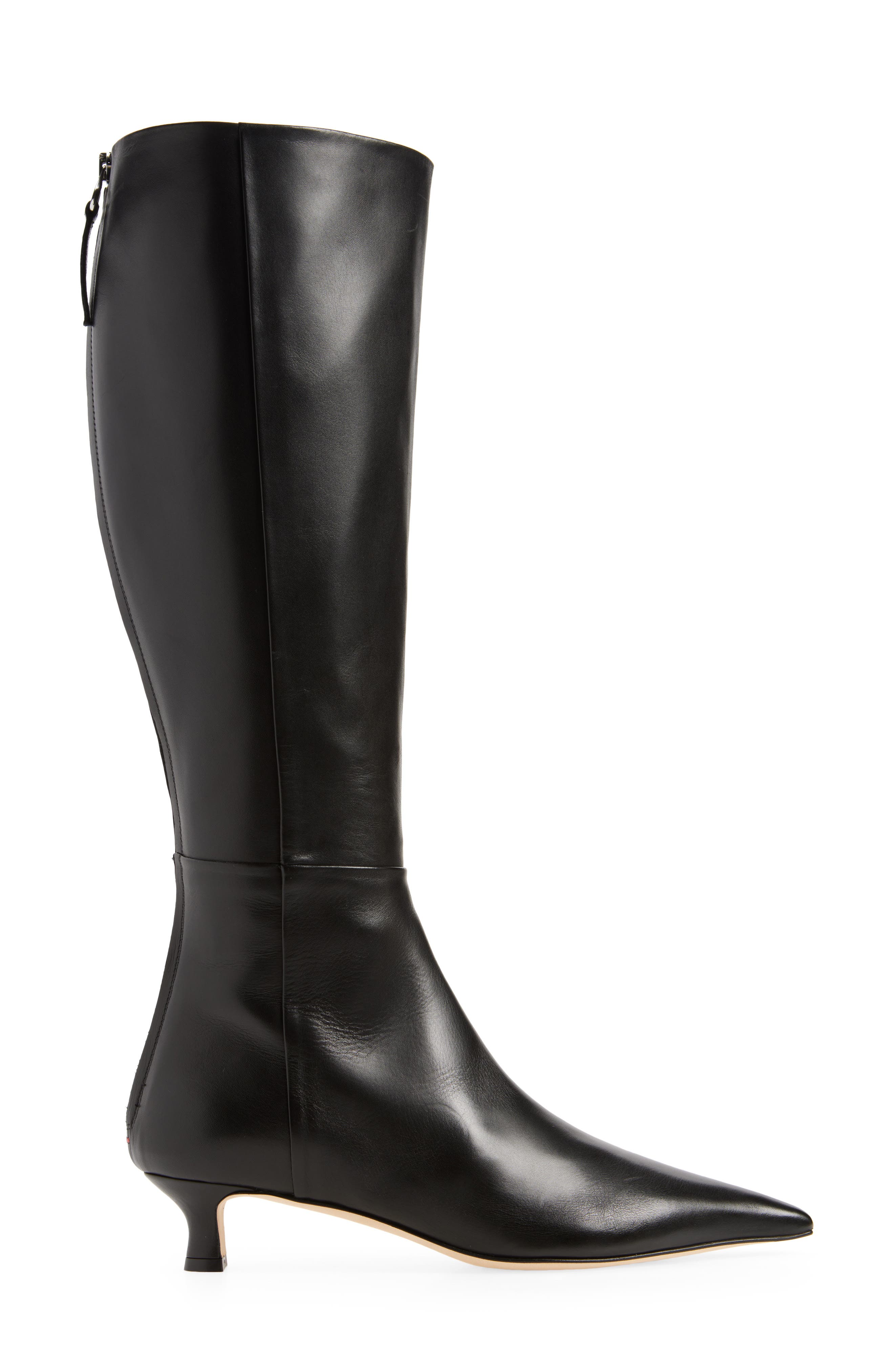 aeyde Zazie Kitten Heel Tall Boot, Alternate, color, 