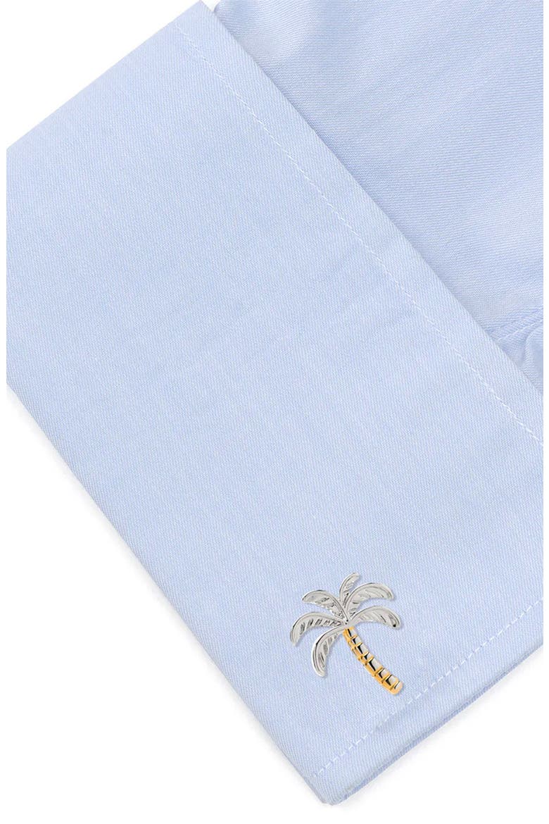 Resort Cuff Links & Tie Set, Alternate, color, MULTI