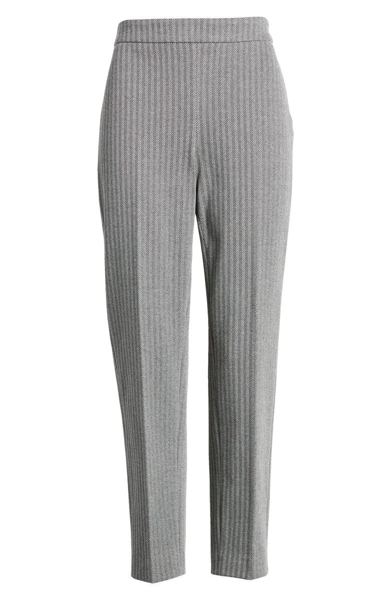 BOSS Tilunara Taper Leg Pants, Alternate, color, Herringbone