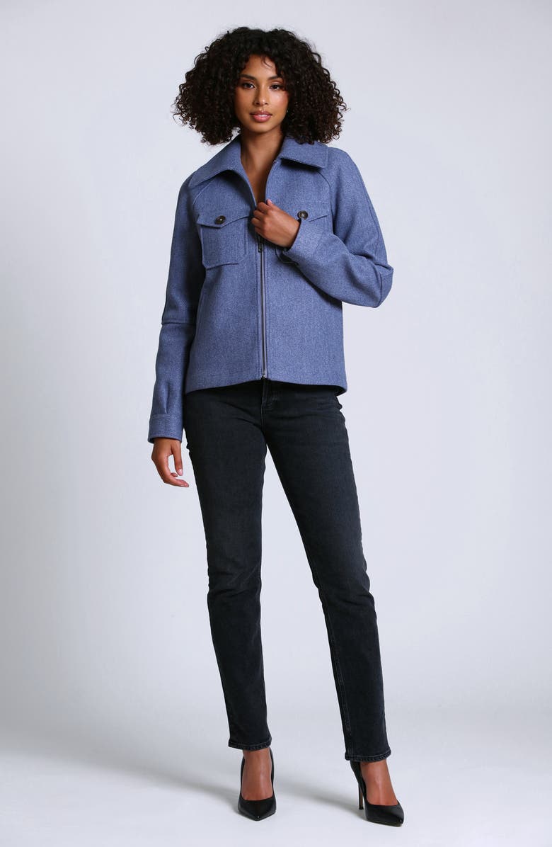 Avec Les Filles Zip-Up Utility Jacket, Alternate, color, 