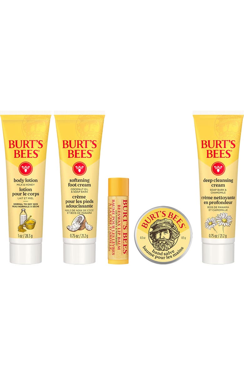 Burt's Bees Essential 5-Piece Kit, Alternate, color, 