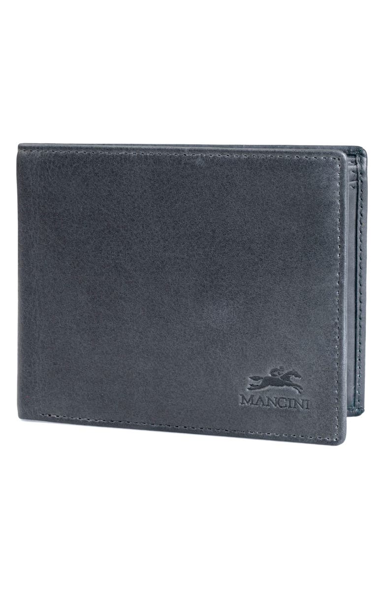 Mancini RFID Bifold Wallet, Alternate, color, Grey