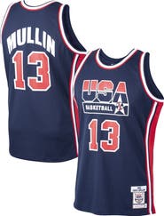 Mitchell & Ness Men's Mitchell & Ness Chris Mullin Navy USA Basketball 1992 Dream Team Authentic Jersey