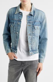 FRAME Distressed Denim Jacket