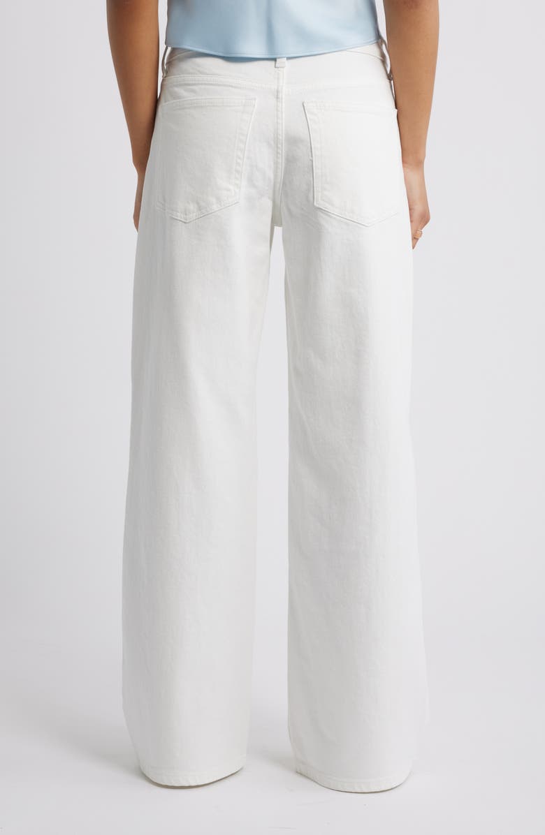 BP. Low Rise Baggy Wide Leg Jeans, Alternate, color, White