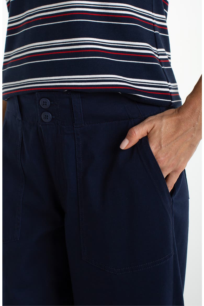 Utility Patch Pocket Wide Leg Pants, Alternate, color, DEEP MIDNIGHT