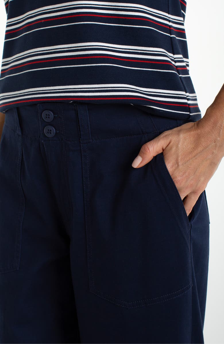 Liverpool Los Angeles Utility Patch Pocket Wide Leg Pants, Alternate, color, 