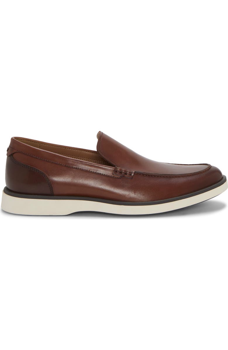 Vince Camuto Sevrin Moc Toe Loafer, Alternate, color, Cuero/Brown