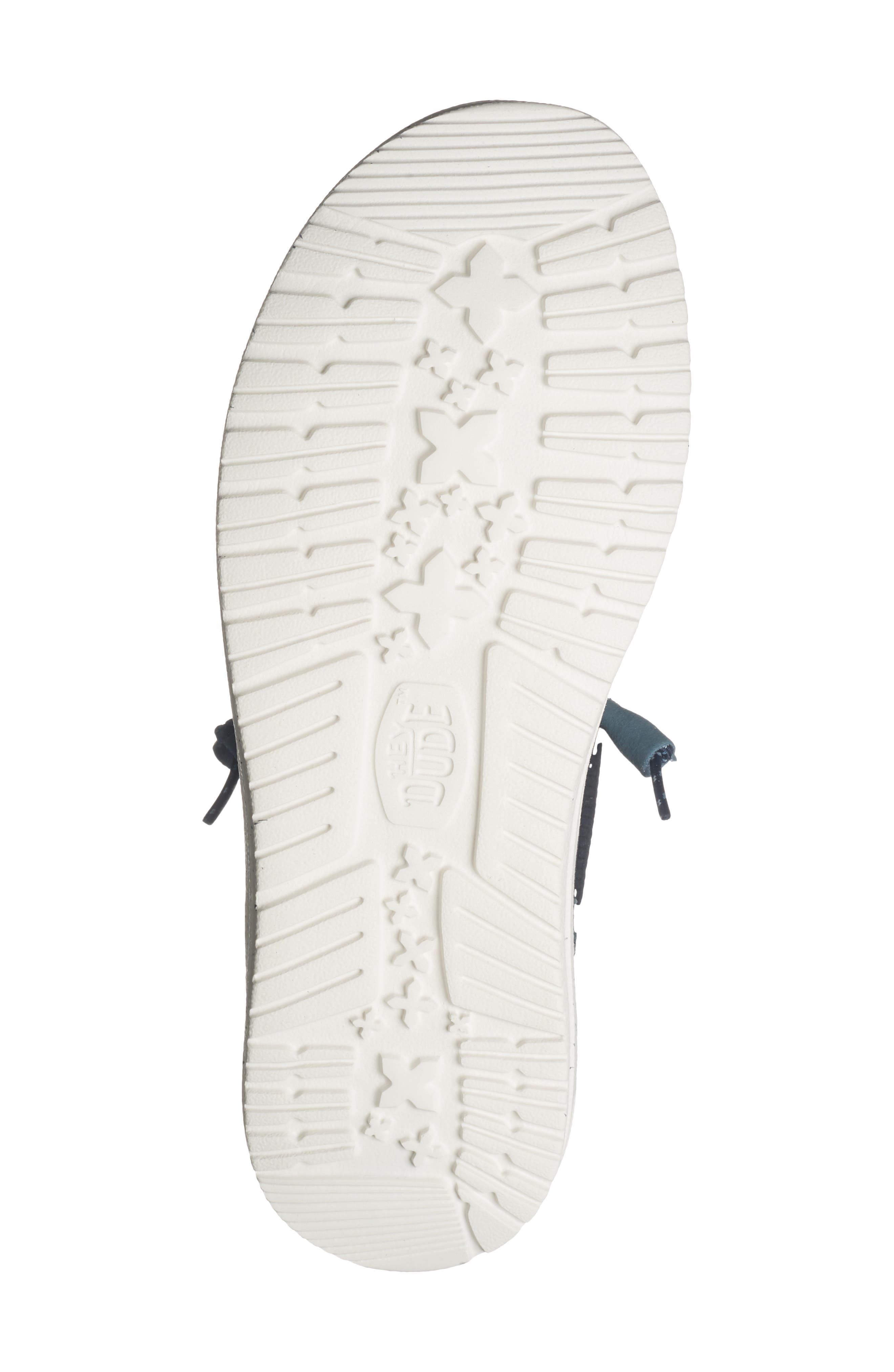 Hey Dude Wally Sneaker, Alternate, color, Navy