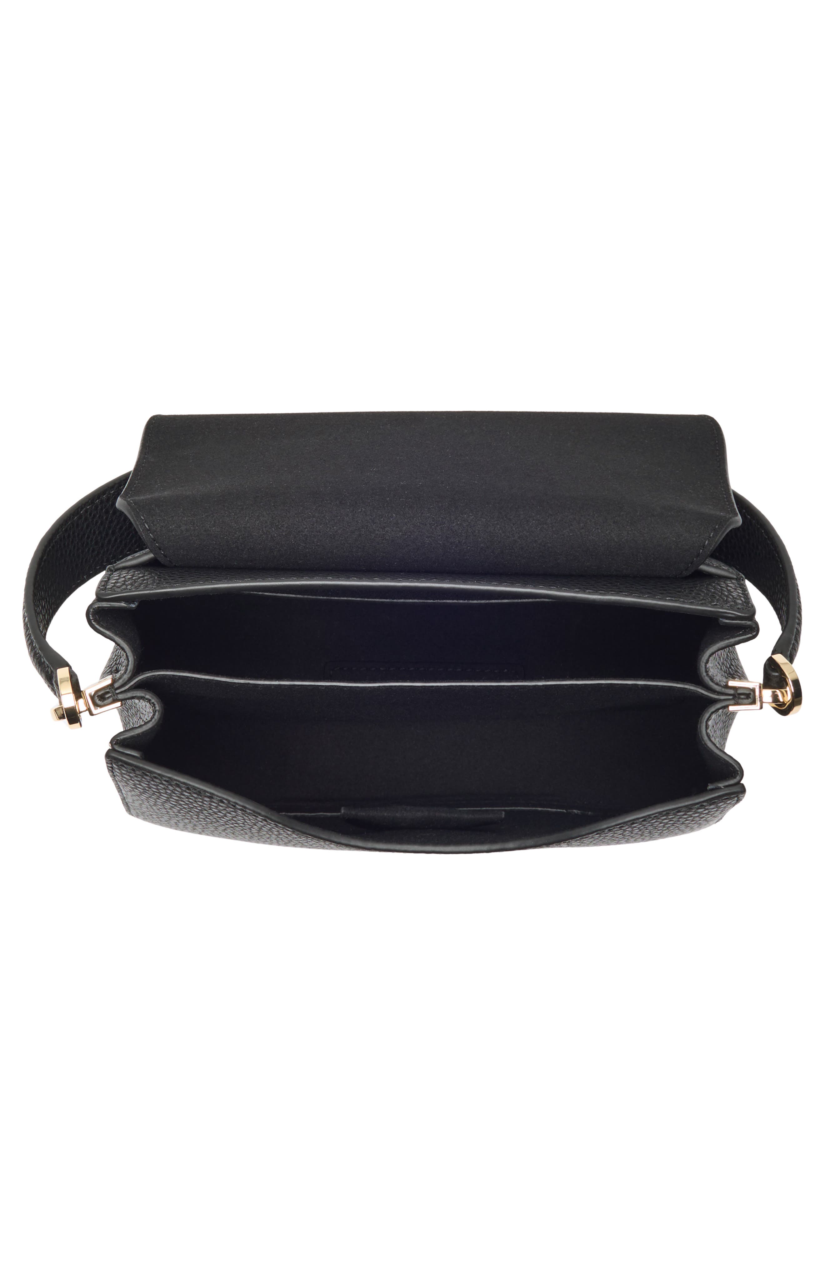 Furla Gardenia Mini Crossbody Bag, Alternate, color, Nero