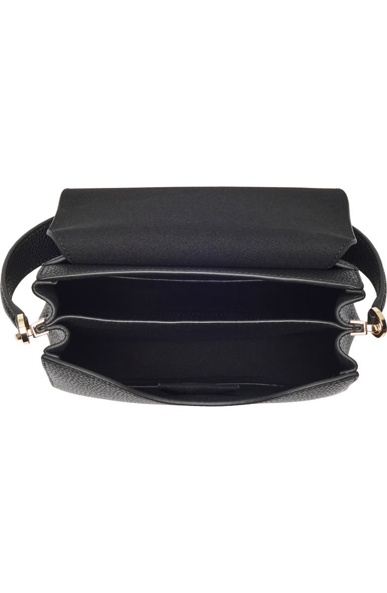 Furla Gardenia Mini Crossbody Bag, Alternate, color, Nero