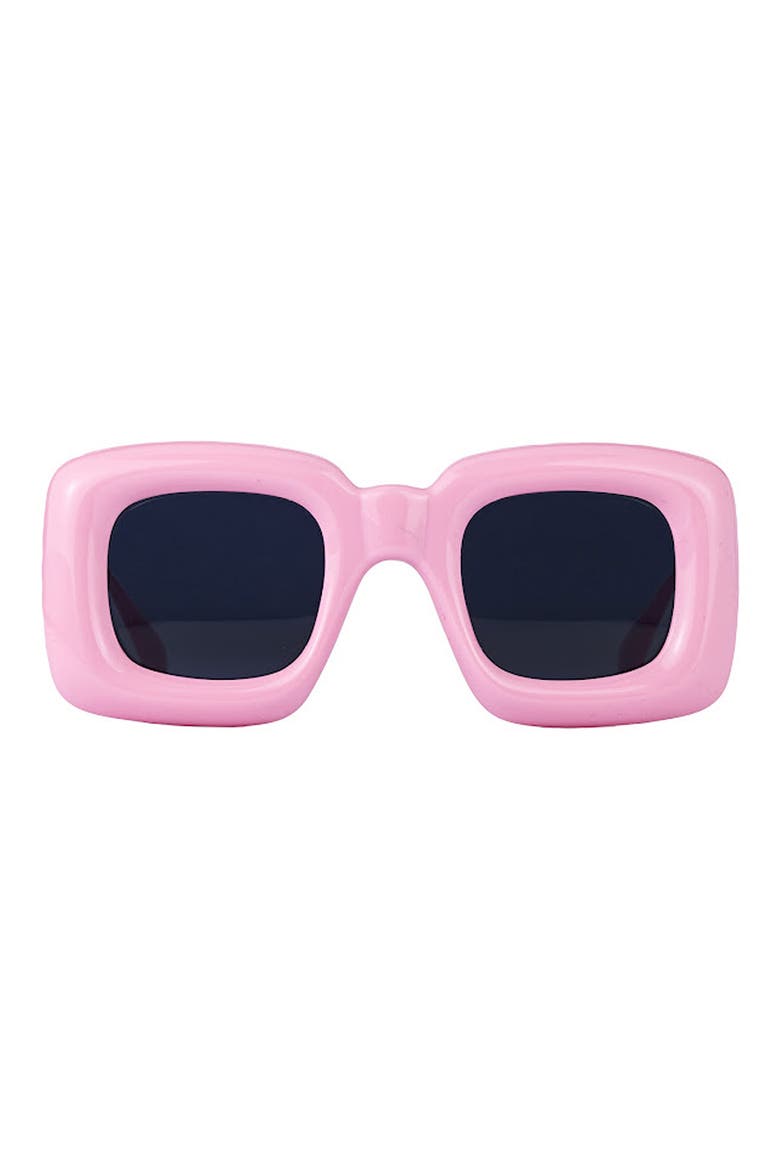 Kids' Kaia Square Sunglasses, Main, color, PINK