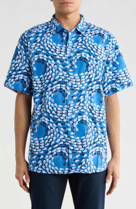 Tommy Bahama Nova Wave Get Reel Short Sleeve Button-Up Shirt