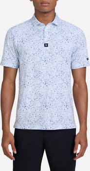 Bad Birdie Core Spatter Print Performance Golf Polo