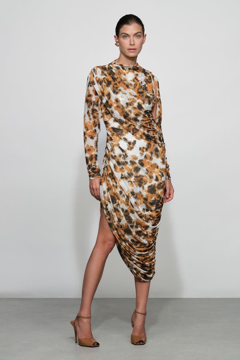 Lucien Dress, Alternate, color, Golden Multi
