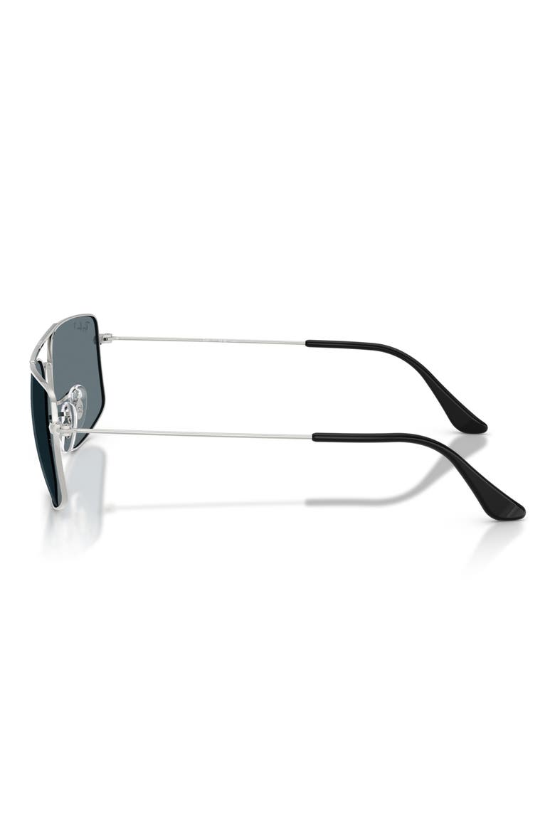 Explorer 3 Polarized Square Sunglasses, Alternate, color, SILVER / DARK BLUE POLAR