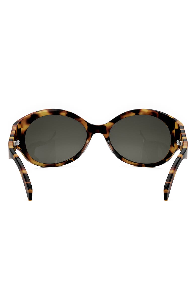 CELINE Triomphe 62mm Oval Sunglasses, Alternate, color, 