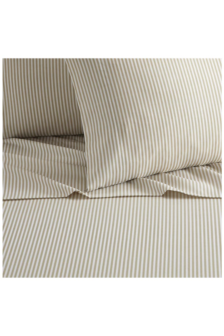 Brooke Printed Sheet Set - Queen, Alternate, color, BEIGE