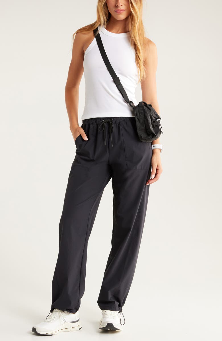 Zella Navigator Drawstring Utility Pants, Alternate, color, 
