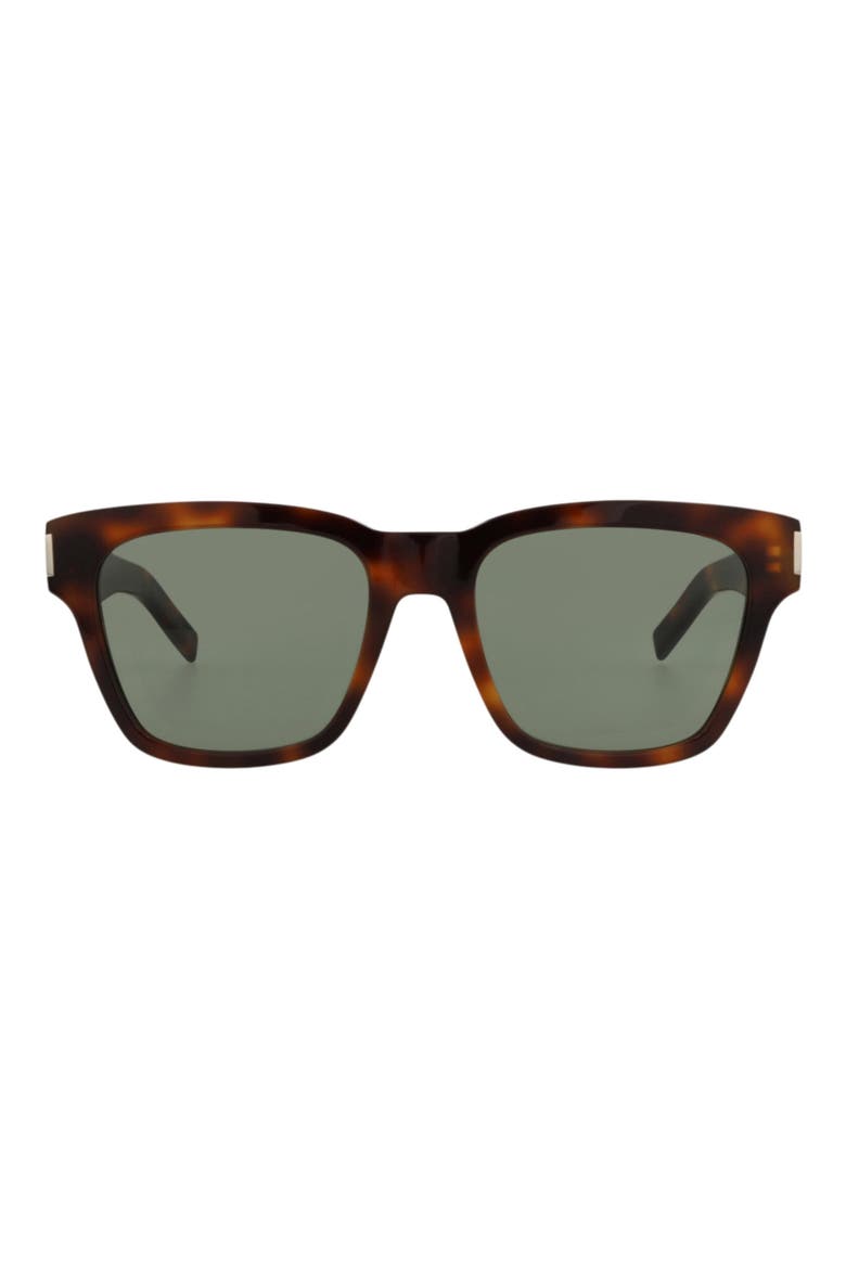 54mm Square Sunglasses, Main, color, HAVANA HAVANA GREEN