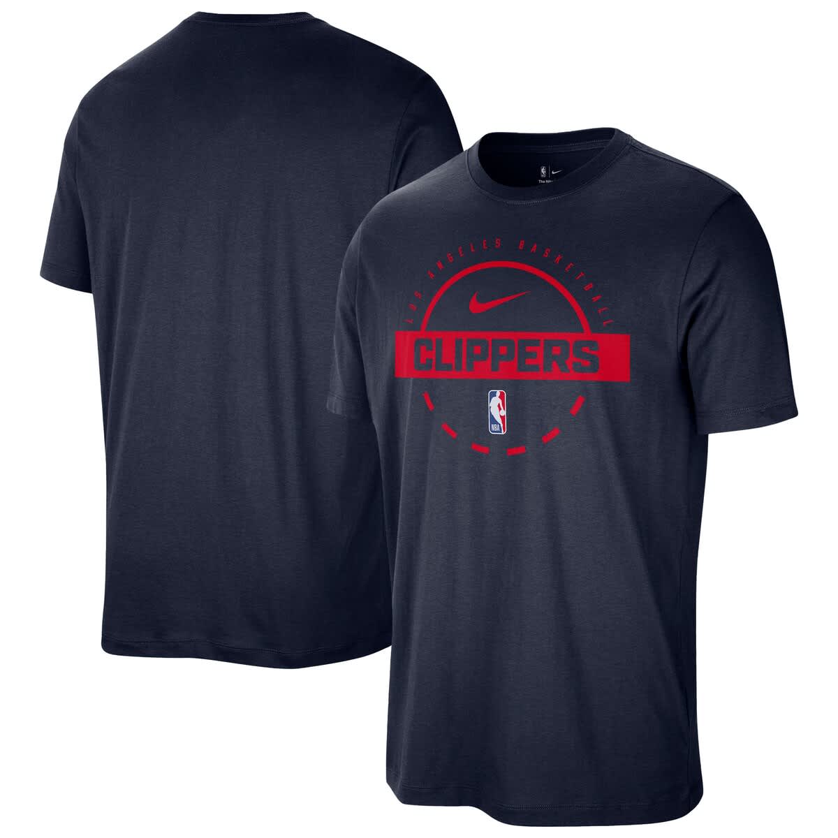 Men's Nike Navy LA Clippers Authentic Practice T-Shirt