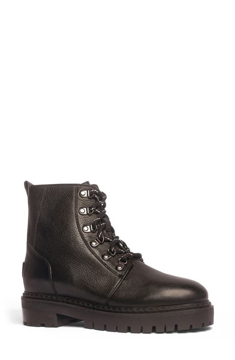 Sophia Lug Sole Combat Boot