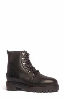 Sophia Lug Sole Combat Boot