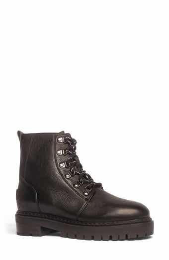 Sophia Lug Sole Combat Boot